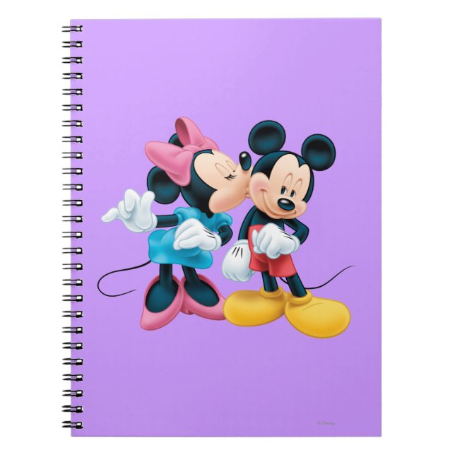 Mickey & Minnie | Kiss on Cheek Notebook (Front)