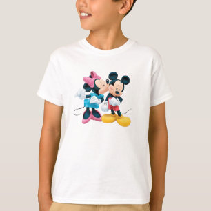 Mickey & Minnie Kiss on Cheek T-Shirt