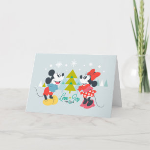Mickey & Minnie    Love & Joy To All Card