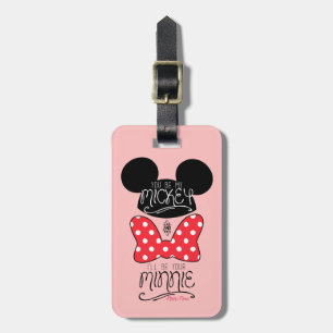 Mickey & Minnie Love Luggage Tag