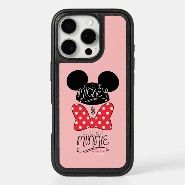 Mickey & Minnie | Love Otterbox iPhone Case (Back)