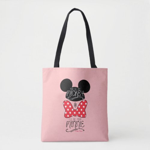 Mickey  Minnie  Love Tote Bag