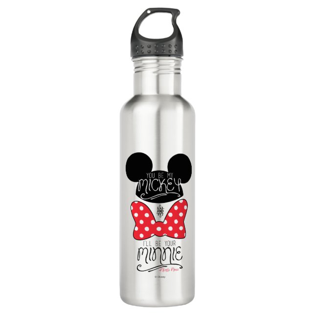Mickey & Minnie | Love Water Bottle (Front)