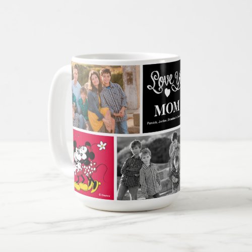 Mickey  Minnie  Love Ya with Photo Coffee Mug