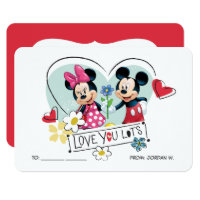 Mickey & Minnie | Love you Lots Card