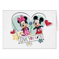 Mickey & Minnie | Love you Lots Card