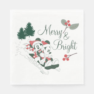 Mickey & Minnie   Merry & Bright Napkins