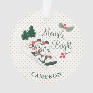 Mickey & Minnie | Merry & Bright Ornament