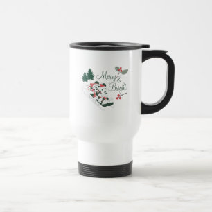 Mickey & Minnie Merry & Bright Travel Mug