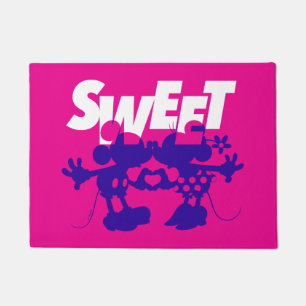 Mickey & Minnie Mouse Sweet! Valentine's Day Doormat