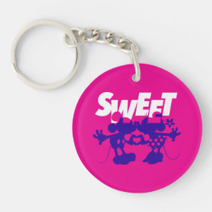 Mickey & Minnie Mouse Sweet! Valentine's Day Keychain