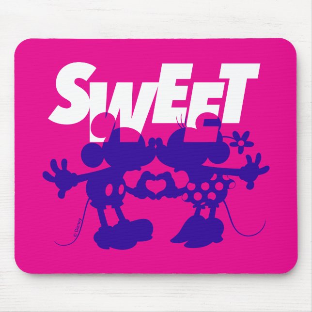Mickey & Minnie Mouse| Sweet! Valentine's Day Mouse Pad (Front)
