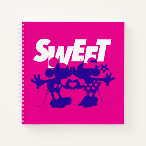 Mickey  Minnie Mouse Sweet Valentines Day Notebook