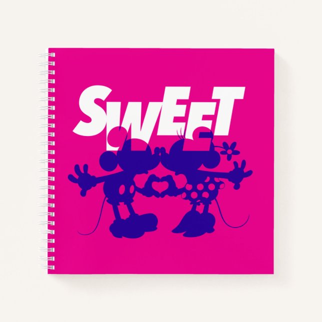 Mickey & Minnie Mouse| Sweet! Valentine's Day Notebook (Front)