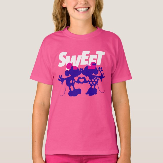 Mickey & Minnie Mouse| Sweet! Valentine's Day T-Shirt (Front)