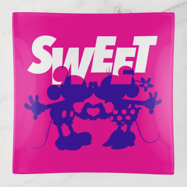 Mickey & Minnie Mouse| Sweet! Valentine's Day Trinket Tray (Front)