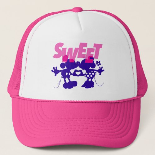 Mickey  Minnie Mouse Sweet Valentines Day Trucker Hat