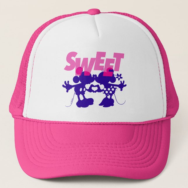 Mickey & Minnie Mouse| Sweet! Valentine's Day Trucker Hat (Front)