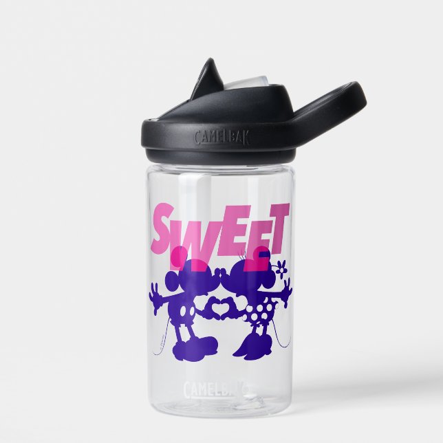 Mickey & Minnie Mouse| Sweet! Valentine's Day Water Bottle (Left)