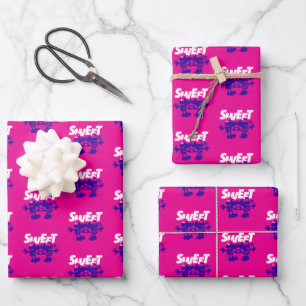 Mickey & Minnie Mouse  Sweet! Valentine's Day Wrapping Paper Sheets
