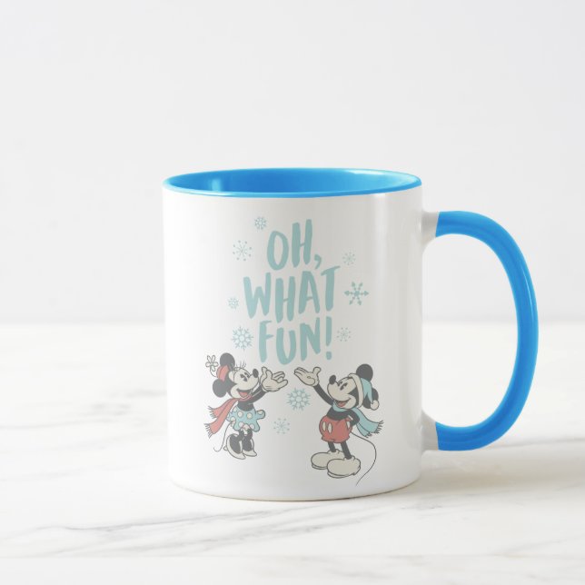 Mickey & Minnie | Oh What Fun! Mug (Right)
