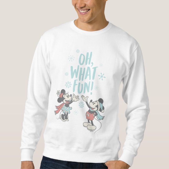 Mickey & Minnie | Oh What Fun! Sweatshirt (Front)