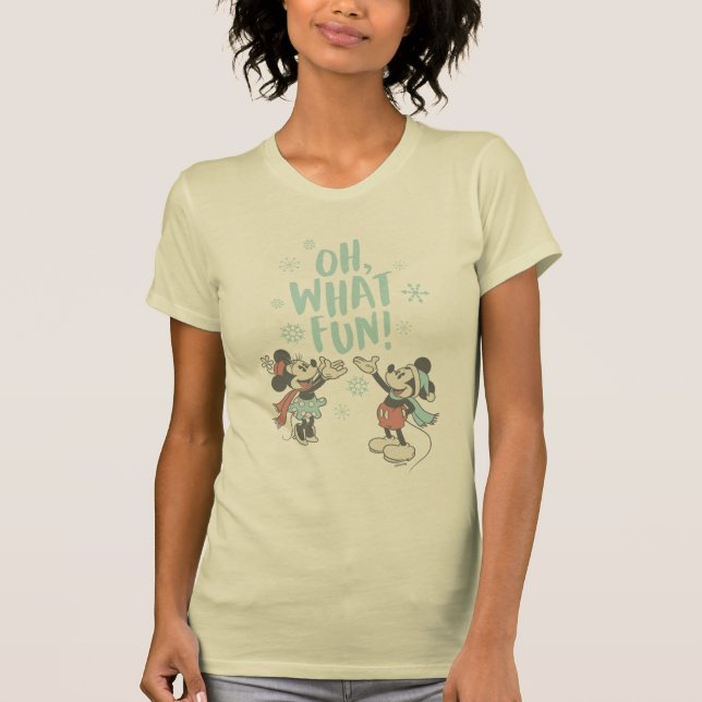 Mickey & Minnie | Oh What Fun! T-Shirt (Front)