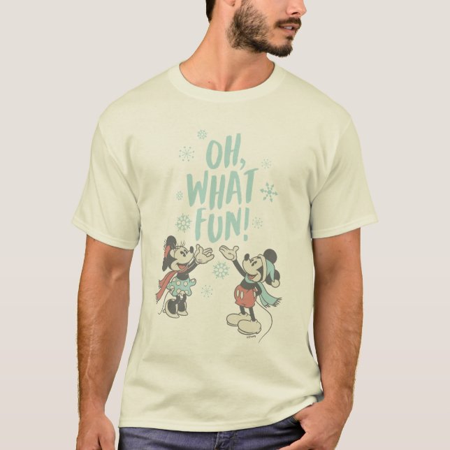 Mickey & Minnie | Oh What Fun! T-Shirt (Front)