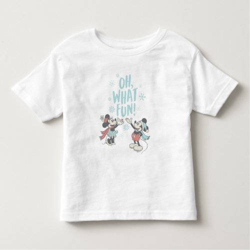 Mickey  Minnie  Oh What Fun Toddler T_shirt