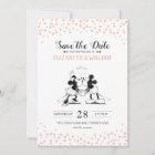 Mickey & Minnie | Pink Confetti Save the Date