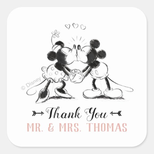 MICKEY AND MINNIE DISNEY WEDDING FAVORS ROUND STICKERS LABELS FOR YOUR FAVORS 