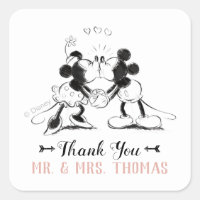 Mickey & Minnie | Pink Confetti Wedding