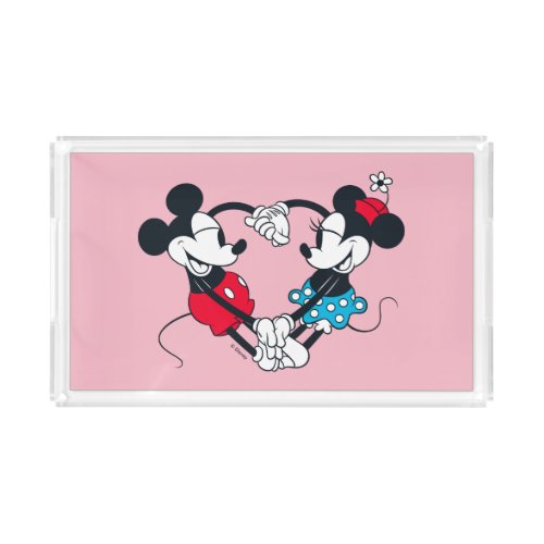 Mickey  Minnie  Relationship Goals Acrylic Tray