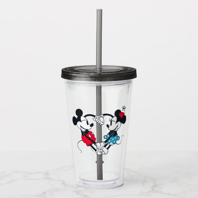 Mickey & Minnie | Relationship Goals Acrylic Tumbler (Front)