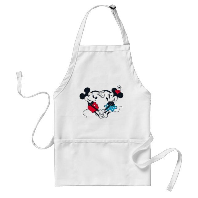 Mickey & Minnie | Relationship Goals Adult Apron (Front)