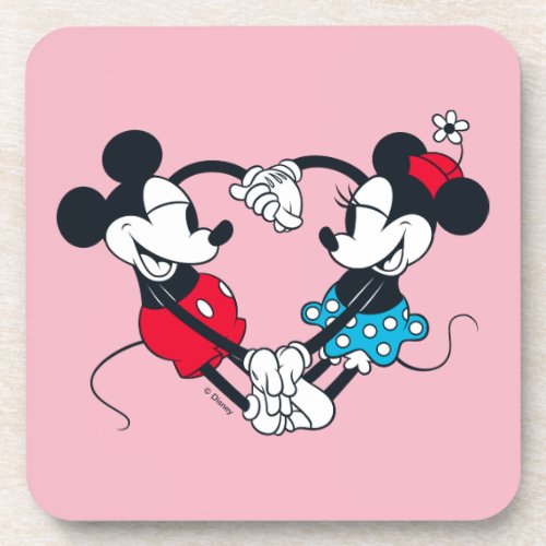 Mickey  Minnie  Relationship Goals Beverage Coaster