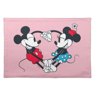 Mickey & Minnie Relationship Goals Cloth Placemat