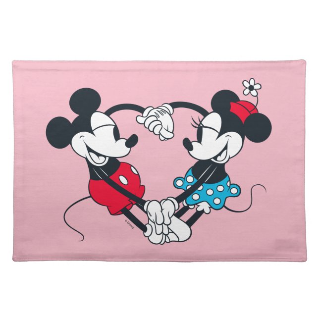 Mickey & Minnie | Relationship Goals Cloth Placemat (Front)