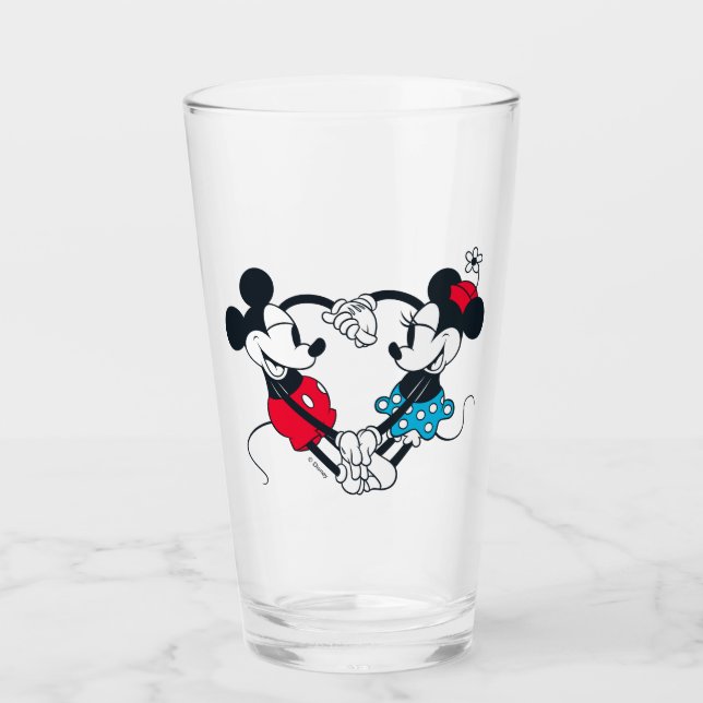 Mickey & Minnie | Relationship Goals Glass (Front)