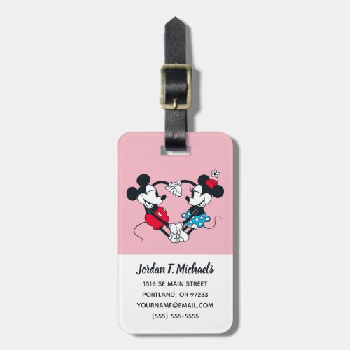 Mickey  Minnie  Relationship Goals Luggage Tag