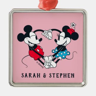 Mickey & Minnie | Relationship Goals Metal Ornament