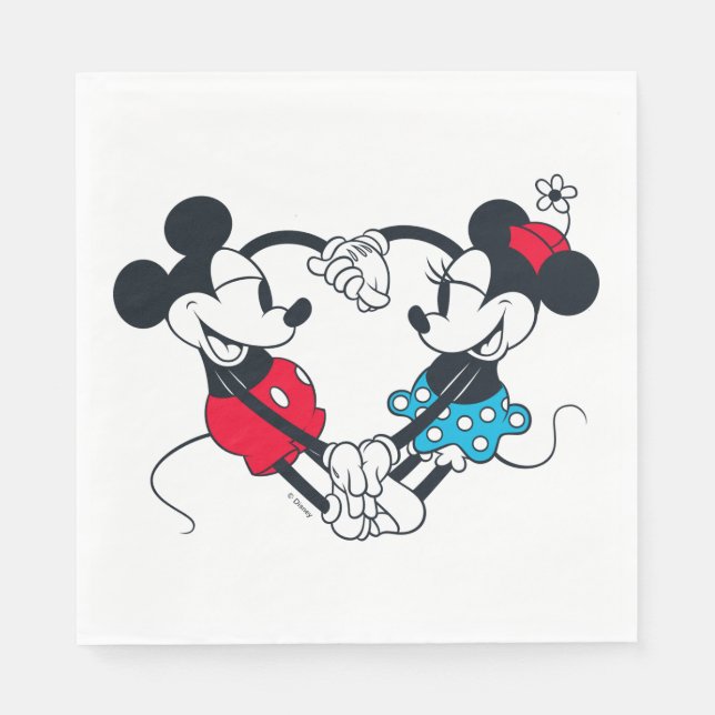 Mickey & Minnie | Relationship Goals Napkins (Front)