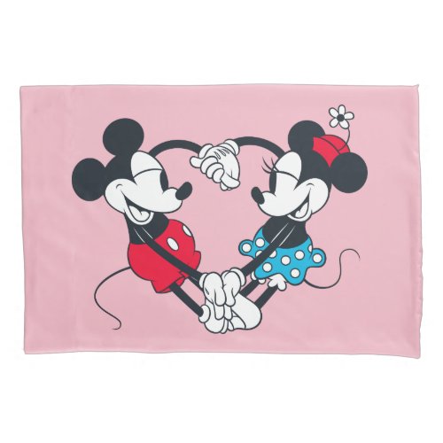 Mickey  Minnie  Relationship Goals Pillow Case