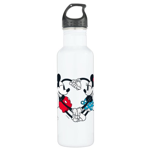 Mickey  Minnie  Relationship Goals Stainless Steel Water Bottle