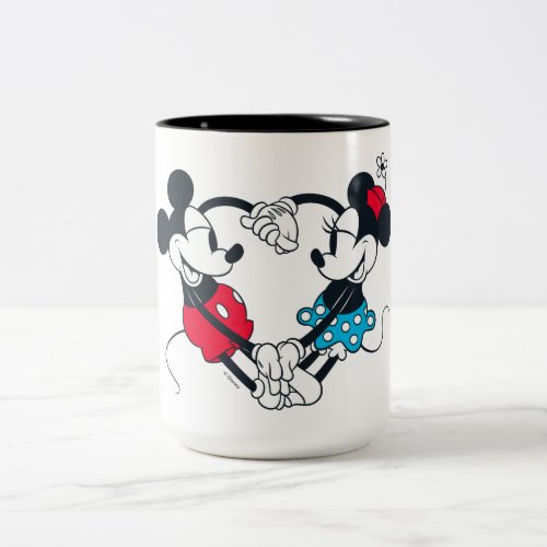 Mickey  Minnie  Relationship Goals Two_Tone Coffee Mug