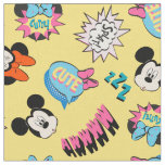 Mickey &amp; Minnie | Super Hero Pop Pattern Fabric