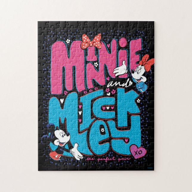 Mickey & Minnie The Perfect Pair Jigsaw Puzzle (Vertical)