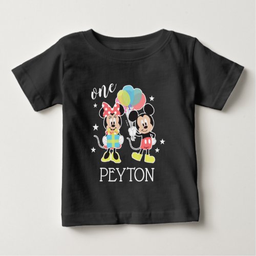 Mickey  Minnie  Time to Party Baby T_Shirt
