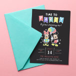 Mickey & Minnie | Time to Party Invitation<br><div class="desc">Invite all your family and friends to your child's Mickey and Minnie Mouse themed Birthday Party with colorful birthday invitations. Personalize by adding your party details.</div>