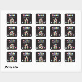 Mickey & Minnie | Time to Party Square Sticker (Sheet)
